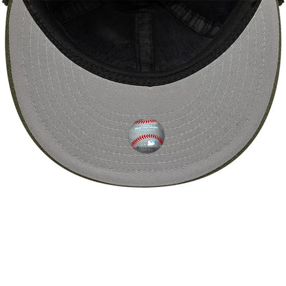 This is a New York Yankees MLB Camo Open Green Retro Crown 59FIFTY Fitted Cap 3