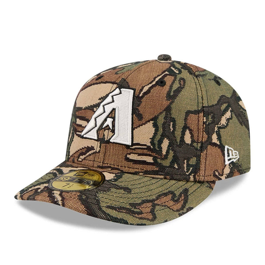 This is a Arizona Diamondbacks MLB Jacquard Camo 59FIFTY Fitted Cap 1