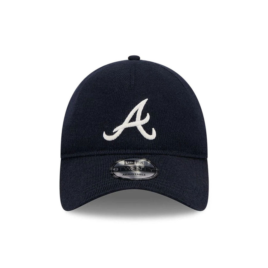 This is a Atlanta Braves MLB Merino Wool Navy 9TWENTY Adjustable Cap 2