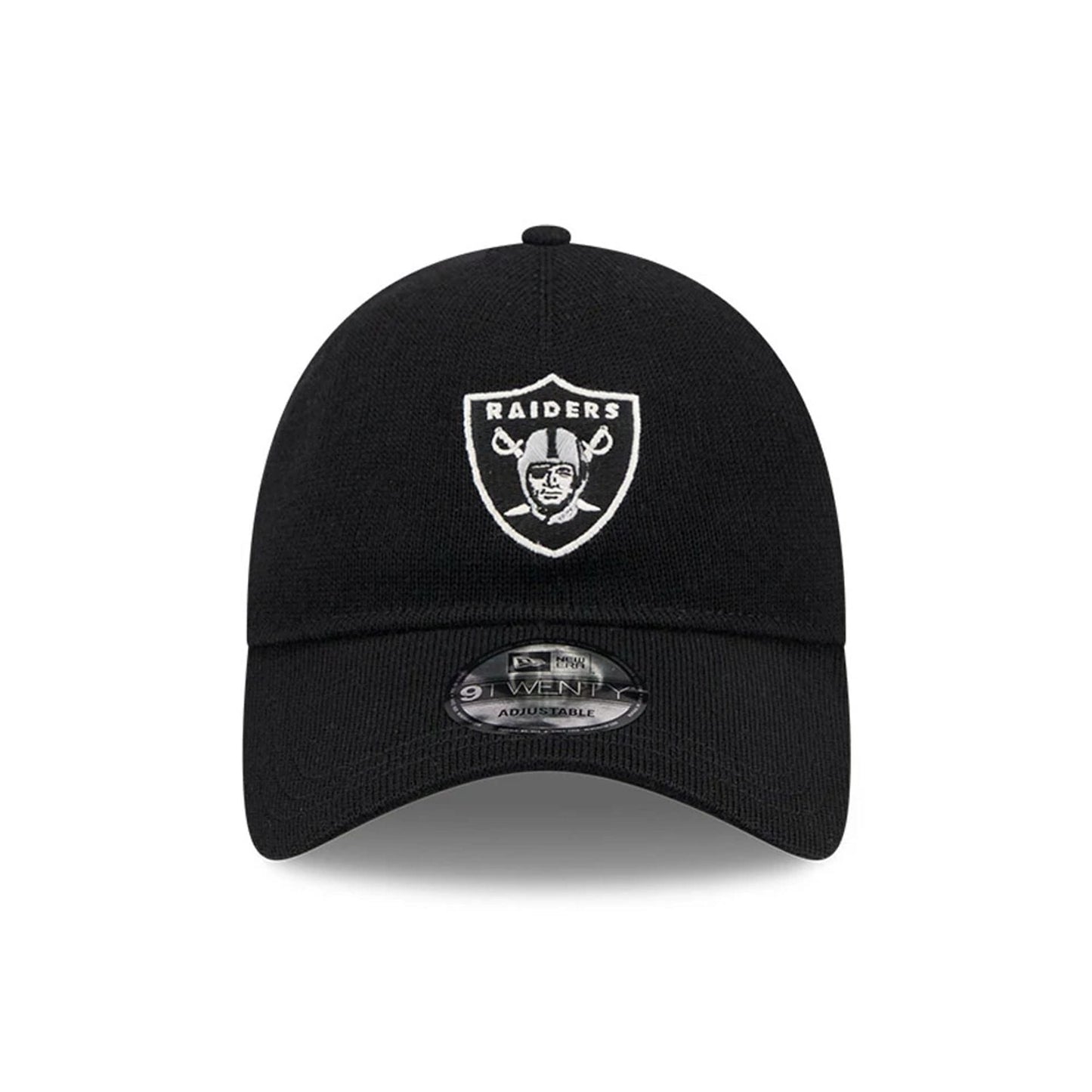 This is a Las Vegas Raiders NFL Merino Wool Black 9TWENTY Adjustable Cap 2