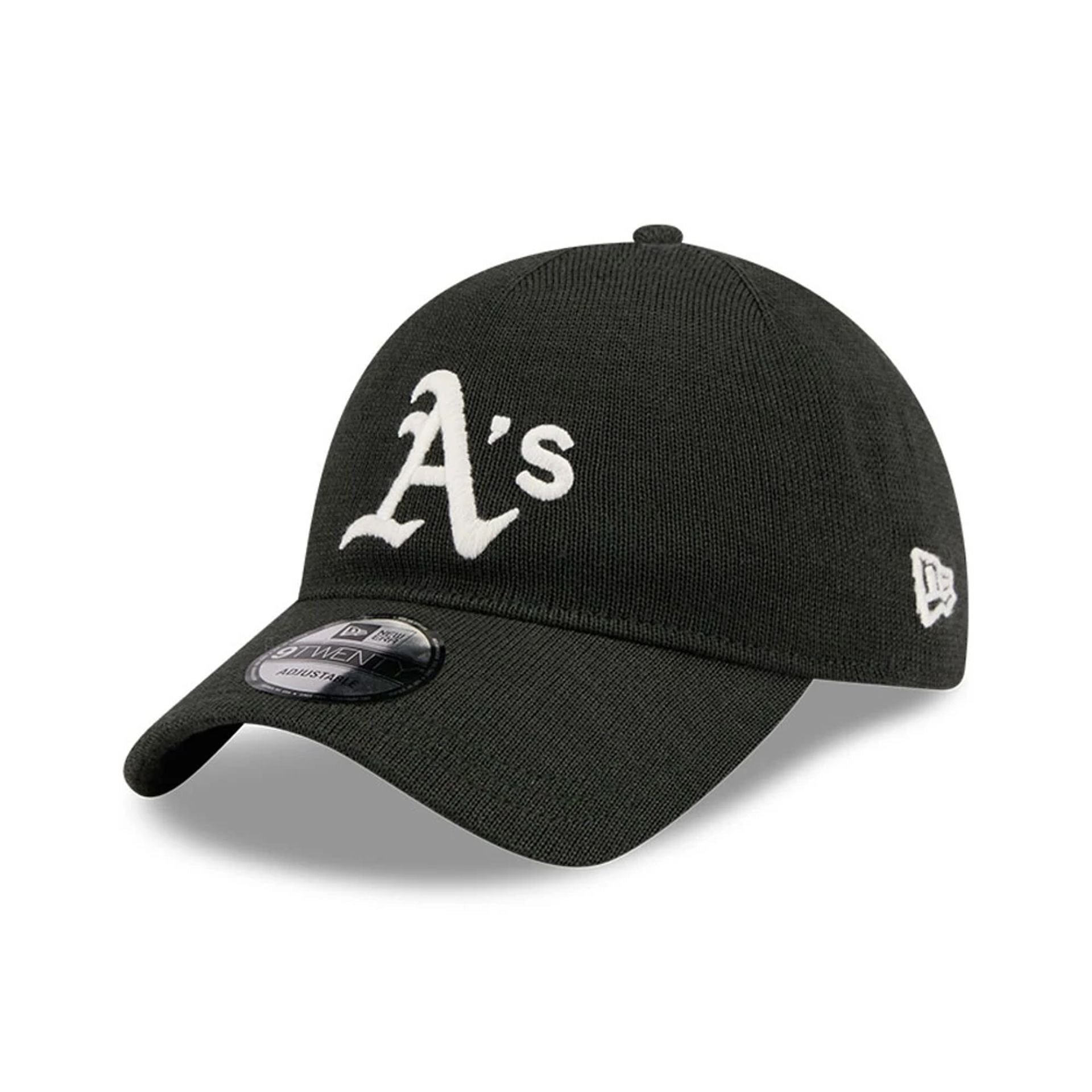 This is a Athletics MLB Merino Wool Dark Green 9TWENTY Adjustable Cap 1