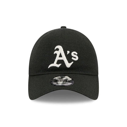 This is a Athletics MLB Merino Wool Dark Green 9TWENTY Adjustable Cap 2