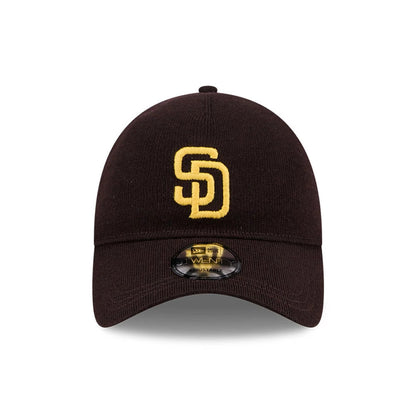 This is a San Diego Padres MLB Merino Wool Dark Brown 9TWENTY Adjustable Cap 2