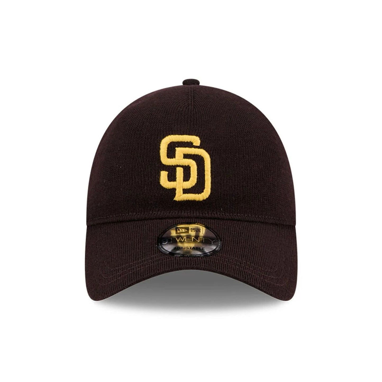 This is a San Diego Padres MLB Merino Wool Dark Brown 9TWENTY Adjustable Cap 2