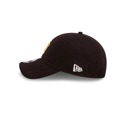 This is a San Diego Padres MLB Merino Wool Dark Brown 9TWENTY Adjustable Cap 4
