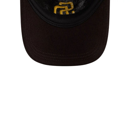 This is a San Diego Padres MLB Merino Wool Dark Brown 9TWENTY Adjustable Cap 7