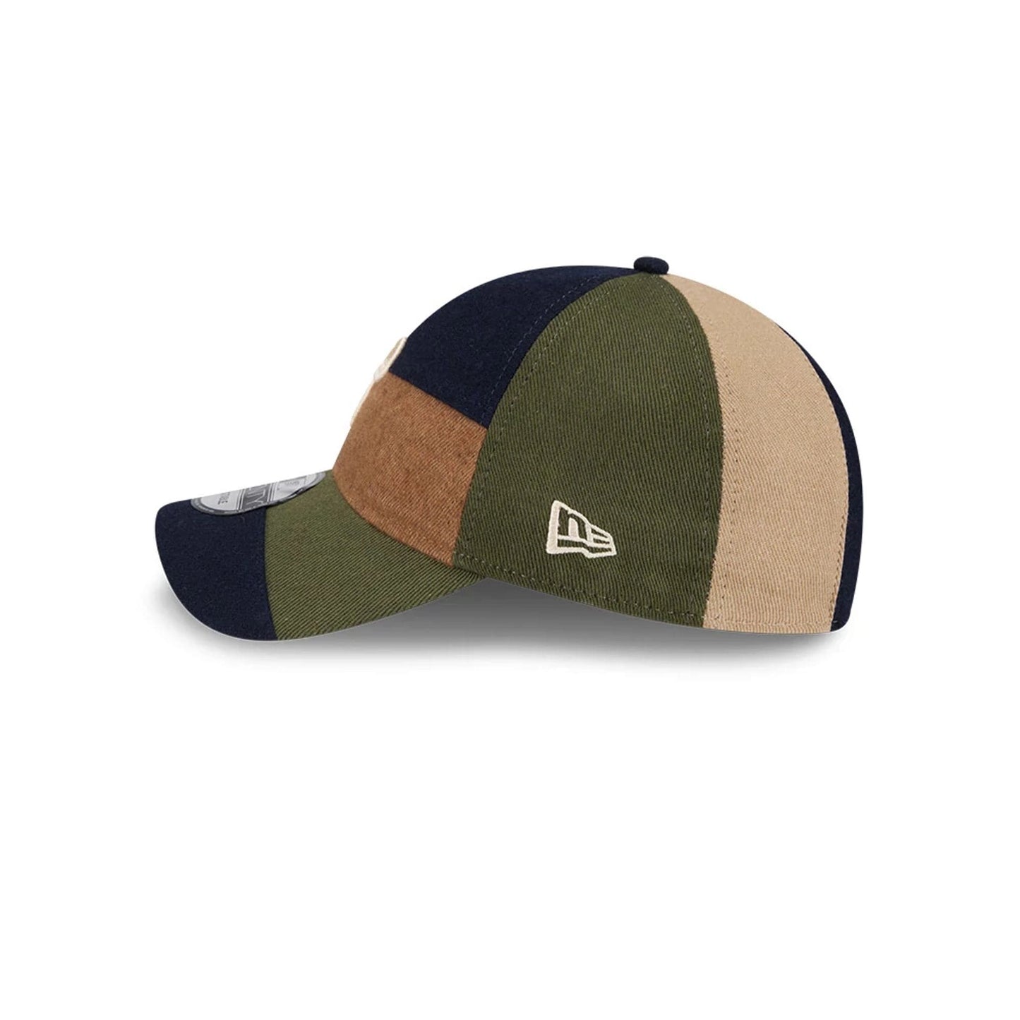This is a Philadelphia Phillies MLB Patchwork Open Brown 9TWENTY Adjustable Cap 5