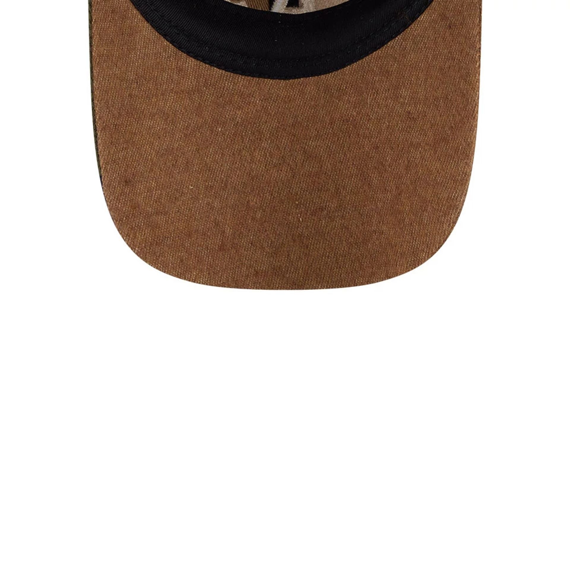 This is a Athletics MLB Patchwork Open Brown 9TWENTY Adjustable Cap 7