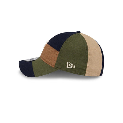 This is a Detroit Tigers MLB Patchwork Open Brown 9TWENTY Adjustable Cap 5
