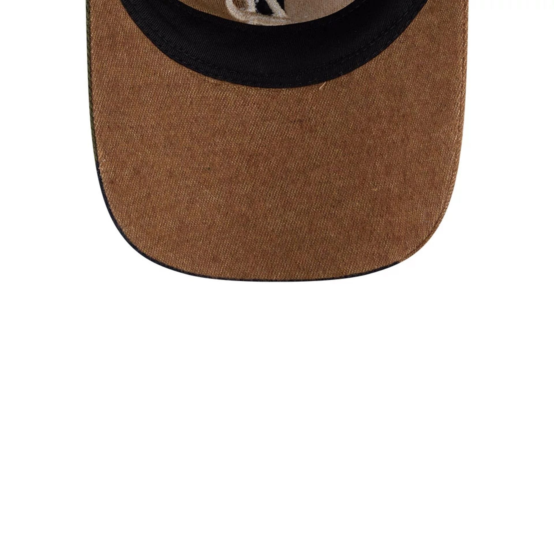 This is a Atlanta Braves MLB Patchwork Open Brown 9TWENTY Adjustable Cap 7