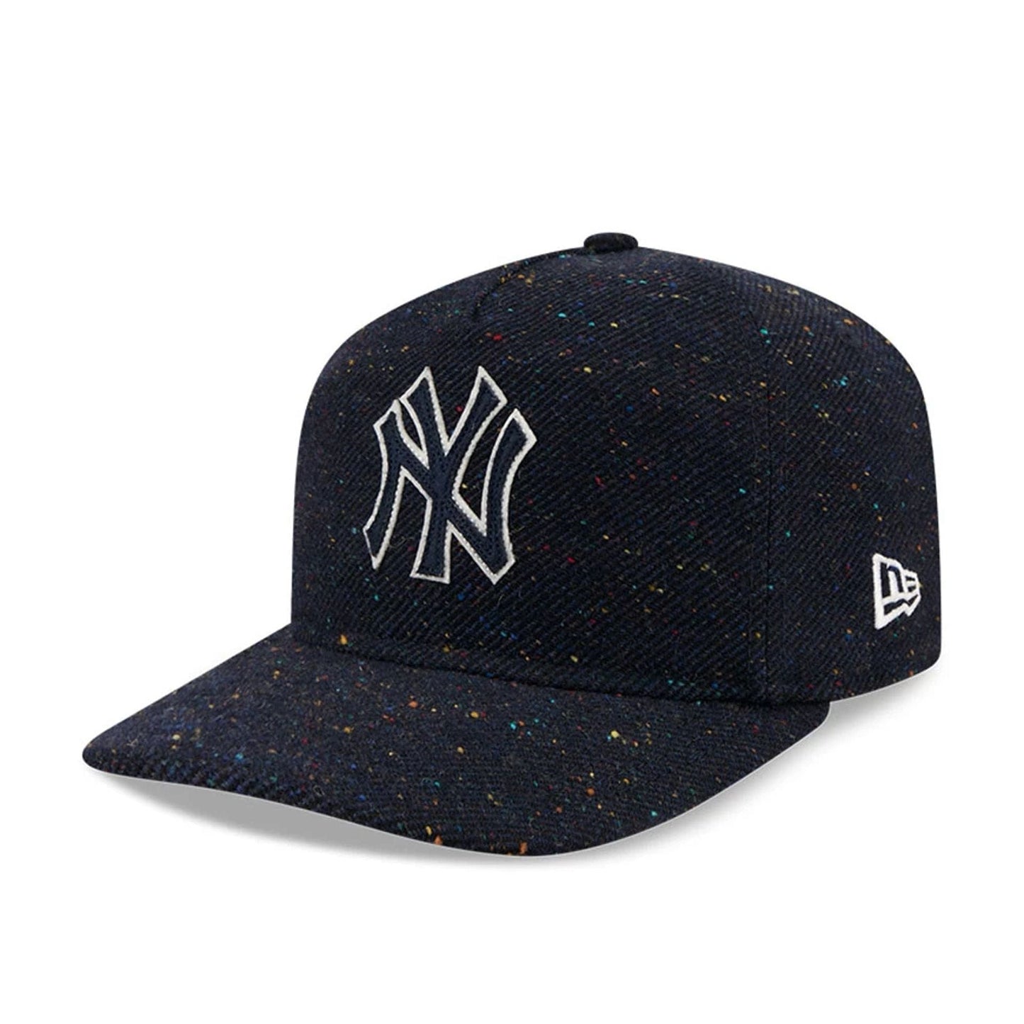 This is a New York Yankees MLB Speckled Wool Navy 19TWENTY Adjustable Cap 1