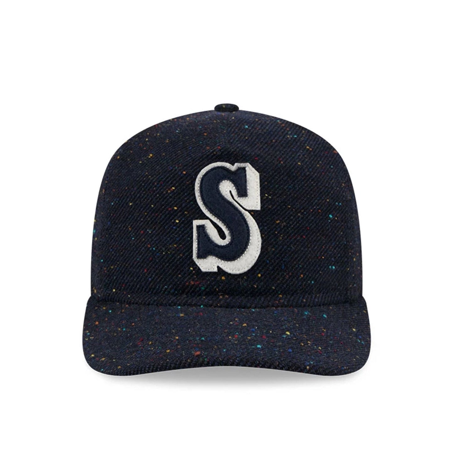 This is a Seattle Mariners MLB Speckled Wool Navy 19TWENTY Adjustable Cap 4