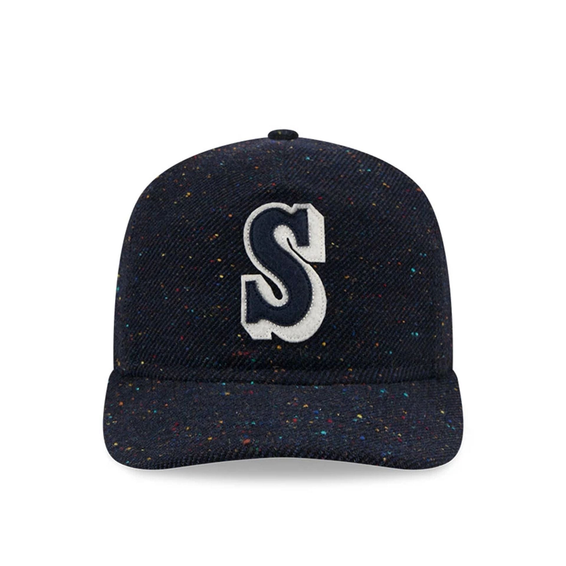 This is a Seattle Mariners MLB Speckled Wool Navy 19TWENTY Adjustable Cap 4