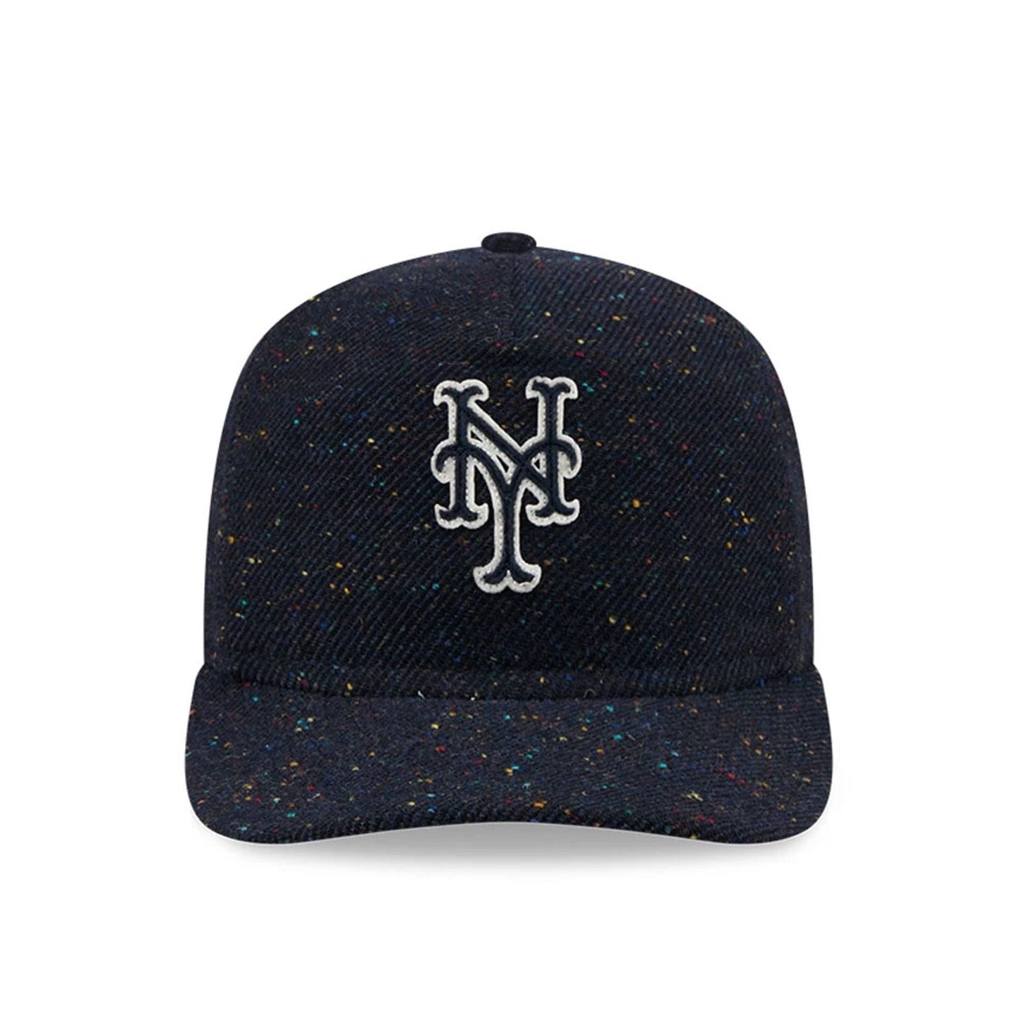 This is a New York Mets MLB Speckled Wool Navy 19TWENTY Adjustable Cap 4