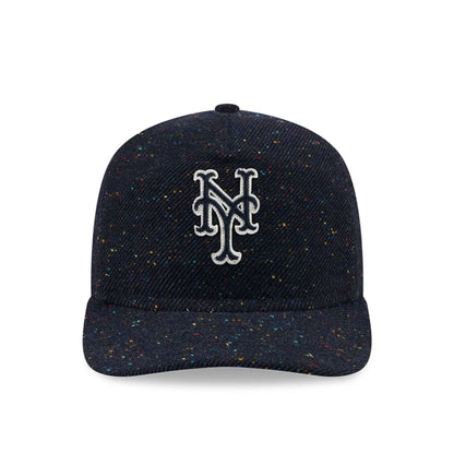 This is a New York Mets MLB Speckled Wool Navy 19TWENTY Adjustable Cap 4