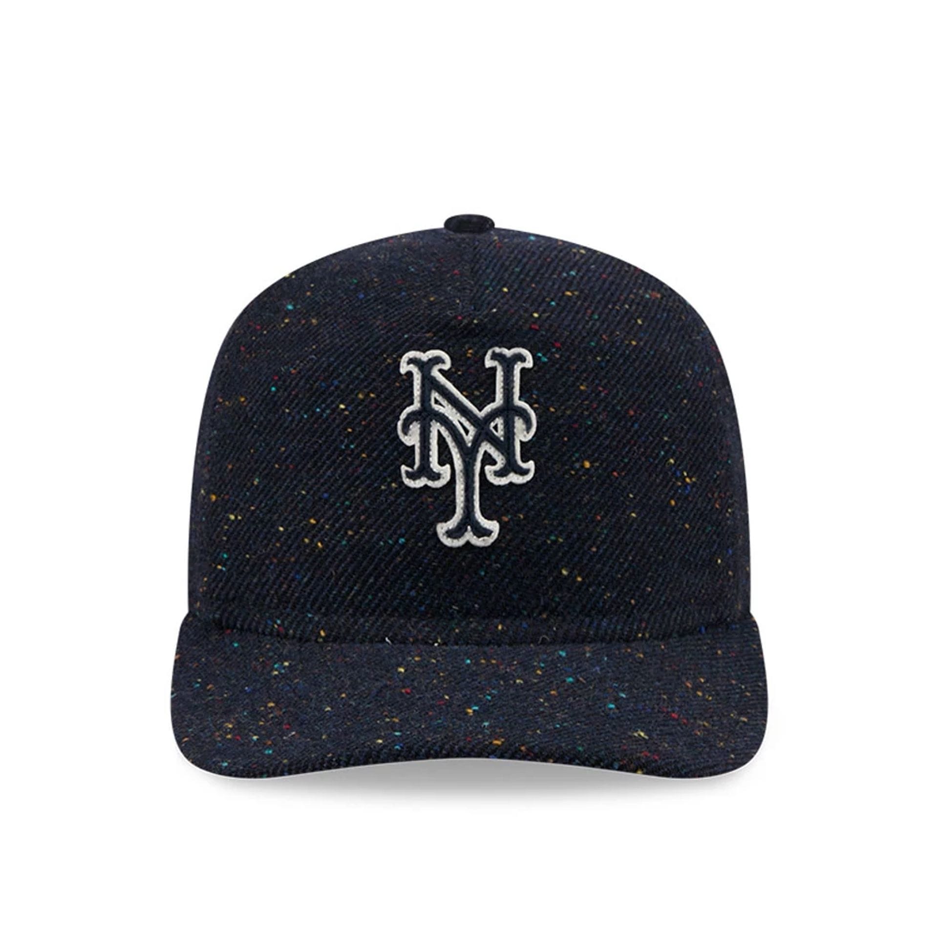 This is a New York Mets MLB Speckled Wool Navy 19TWENTY Adjustable Cap 4