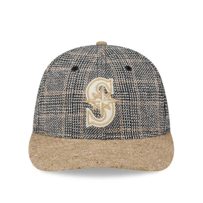 This is a Seattle Mariners MLB Vintage Tweed Open Blue Retro Crown 59FIFTY Fitted Cap 4
