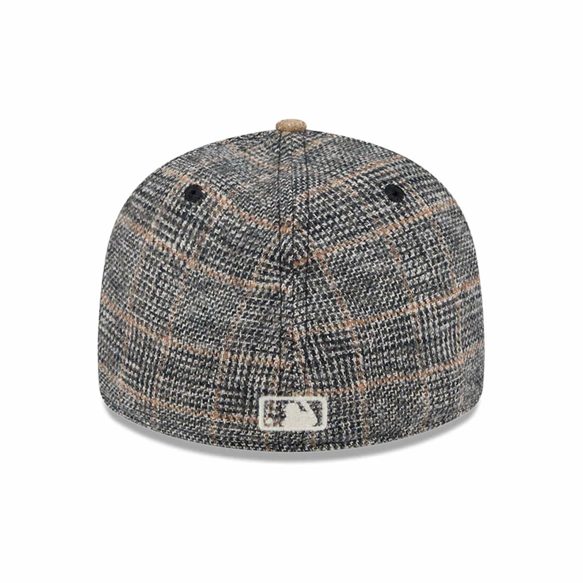 This is a Arizona Diamondbacks MLB Vintage Tweed Open Blue Retro Crown 59FIFTY Fitted Cap 5