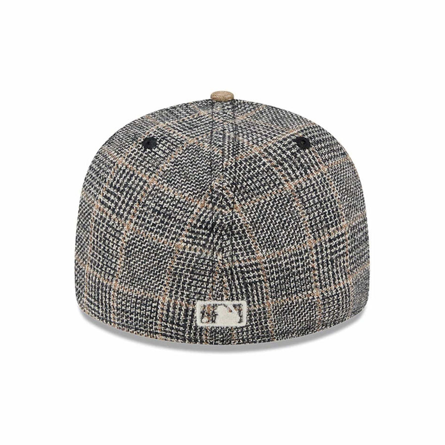 This is a Atlanta Braves MLB Vintage Tweed Open Blue Retro Crown 59FIFTY Fitted Cap 5