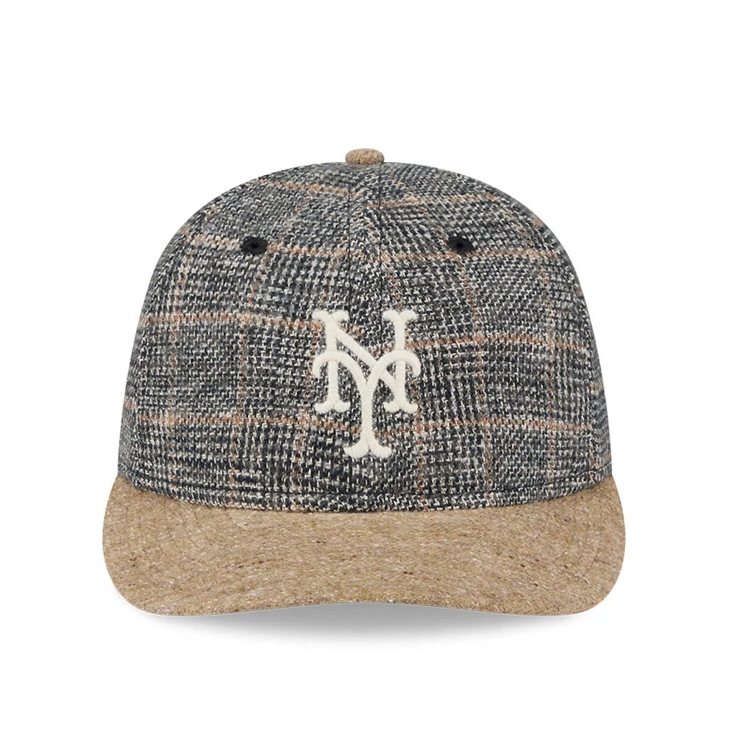 This is a New York Mets MLB Vintage Tweed Open Blue Retro Crown 59FIFTY Fitted Cap 3