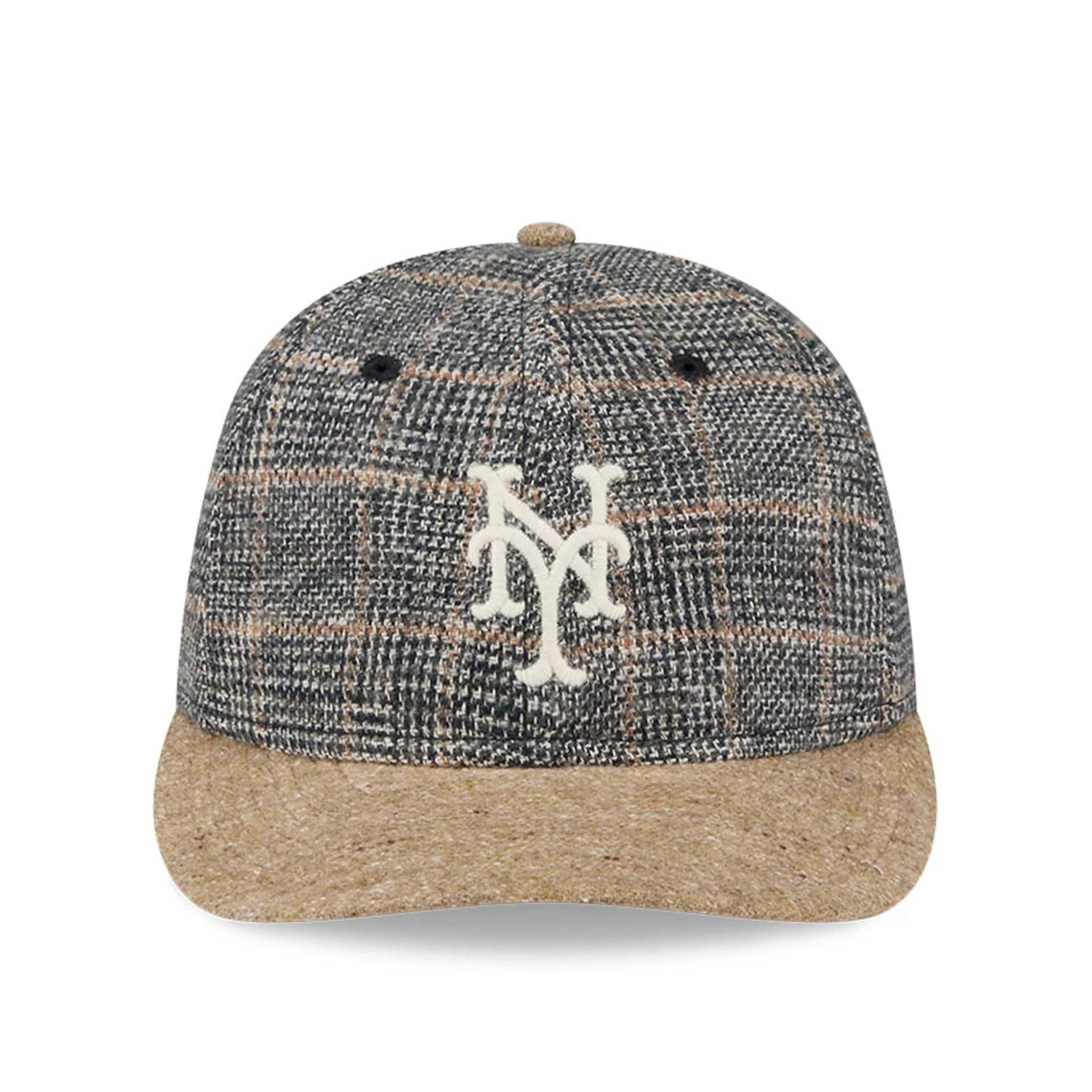 This is a New York Mets MLB Vintage Tweed Open Blue Retro Crown 59FIFTY Fitted Cap 3