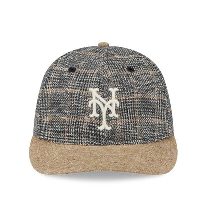 This is a New York Mets MLB Vintage Tweed Open Blue Retro Crown 59FIFTY Fitted Cap 3