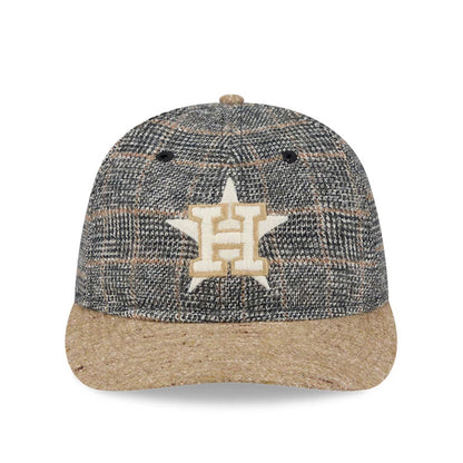 This is a Houston Astros MLB Vintage Tweed Open Blue Retro Crown 59FIFTY Fitted Cap 4