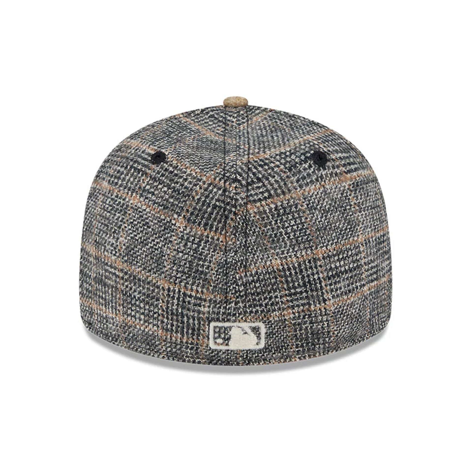 This is a Houston Astros MLB Vintage Tweed Open Blue Retro Crown 59FIFTY Fitted Cap 5