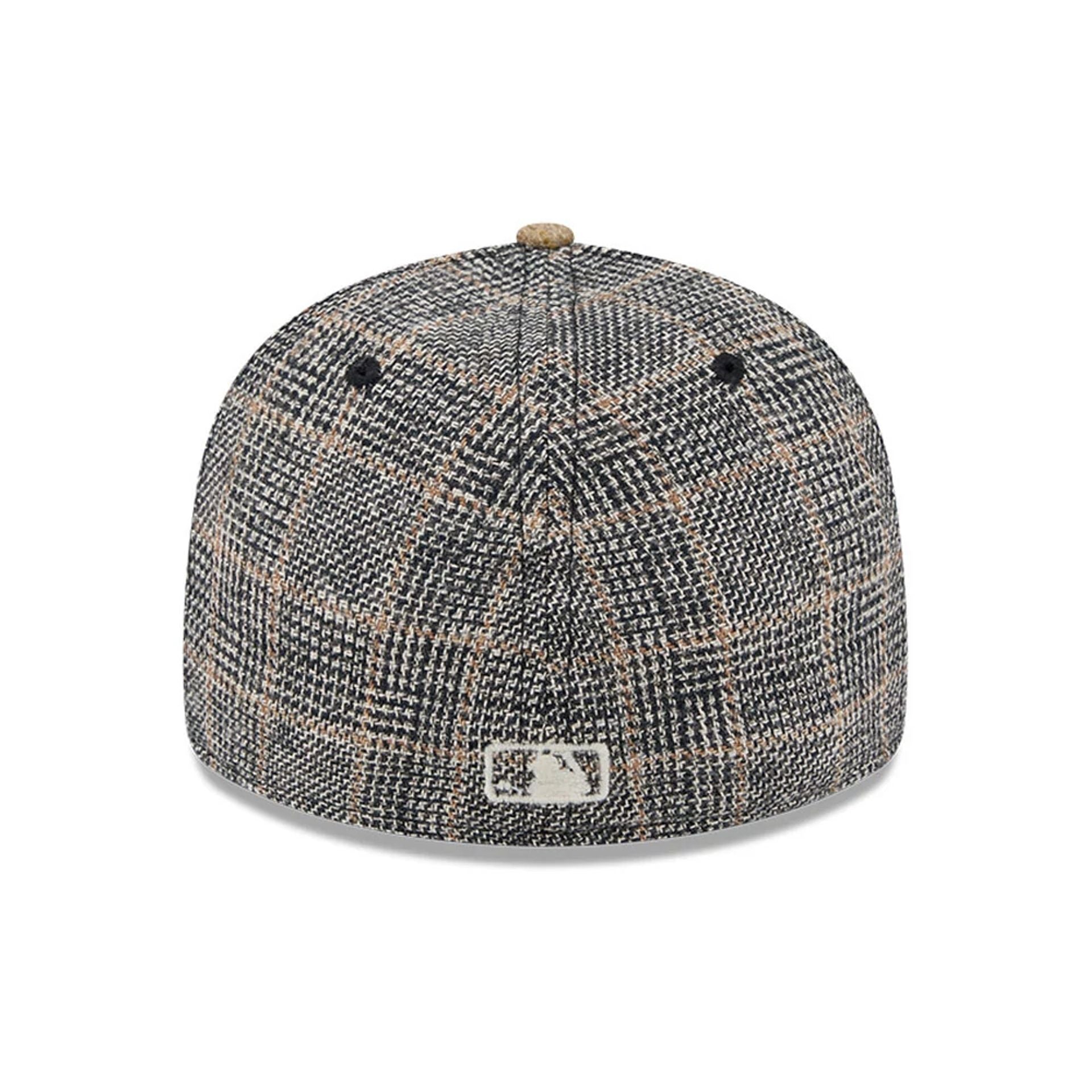 This is a LA Dodgers MLB Vintage Tweed Open Blue Retro Crown 59FIFTY Fitted Cap 5