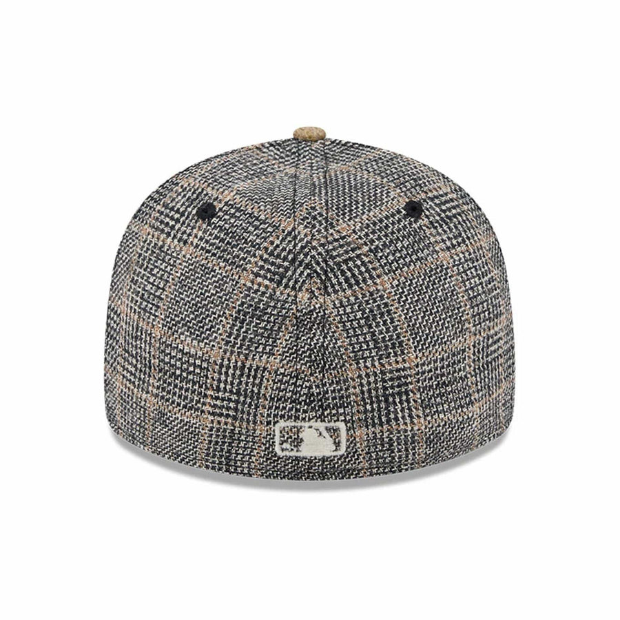 This is a LA Dodgers MLB Vintage Tweed Open Blue Retro Crown 59FIFTY Fitted Cap 5