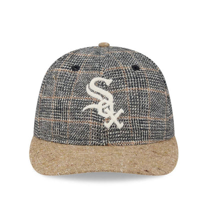 This is a Chicago White Sox MLB Vintage Tweed Open Blue Retro Crown 59FIFTY Fitted Cap 3
