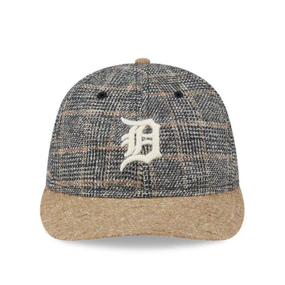 This is a Detroit Tigers MLB Vintage Tweed Open Blue Retro Crown 59FIFTY Fitted Cap 3
