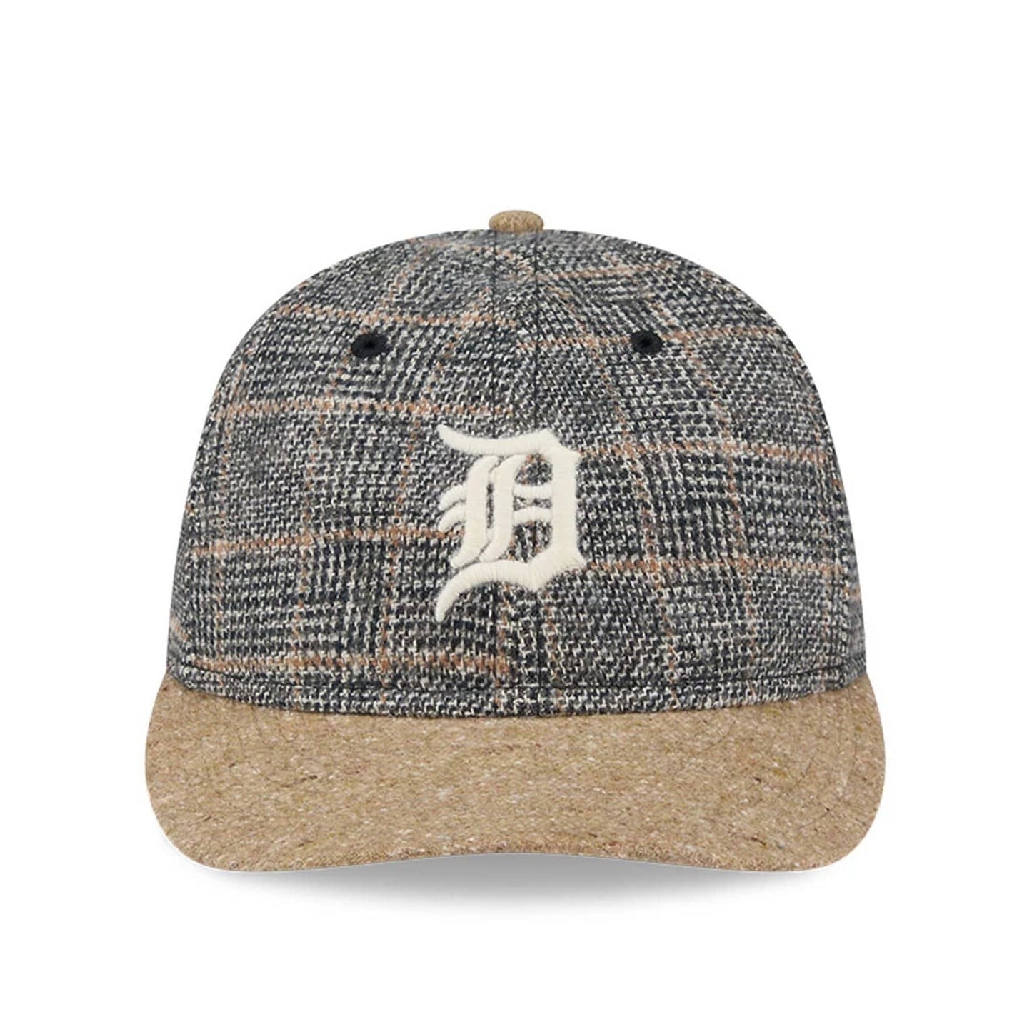 This is a Detroit Tigers MLB Vintage Tweed Open Blue Retro Crown 59FIFTY Fitted Cap 3