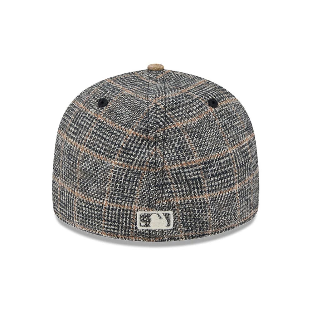 This is a Detroit Tigers MLB Vintage Tweed Open Blue Retro Crown 59FIFTY Fitted Cap 5