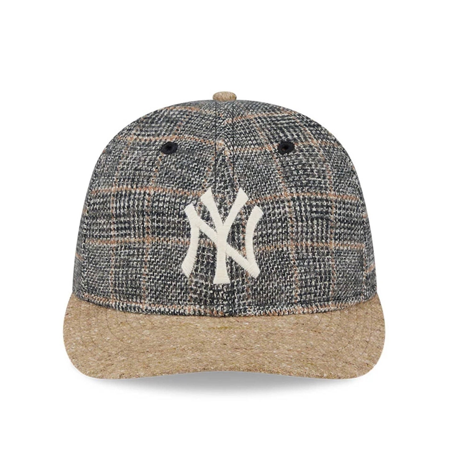 This is a New York Yankees MLB Vintage Tweed Open Blue Retro Crown 59FIFTY Fitted Cap 4