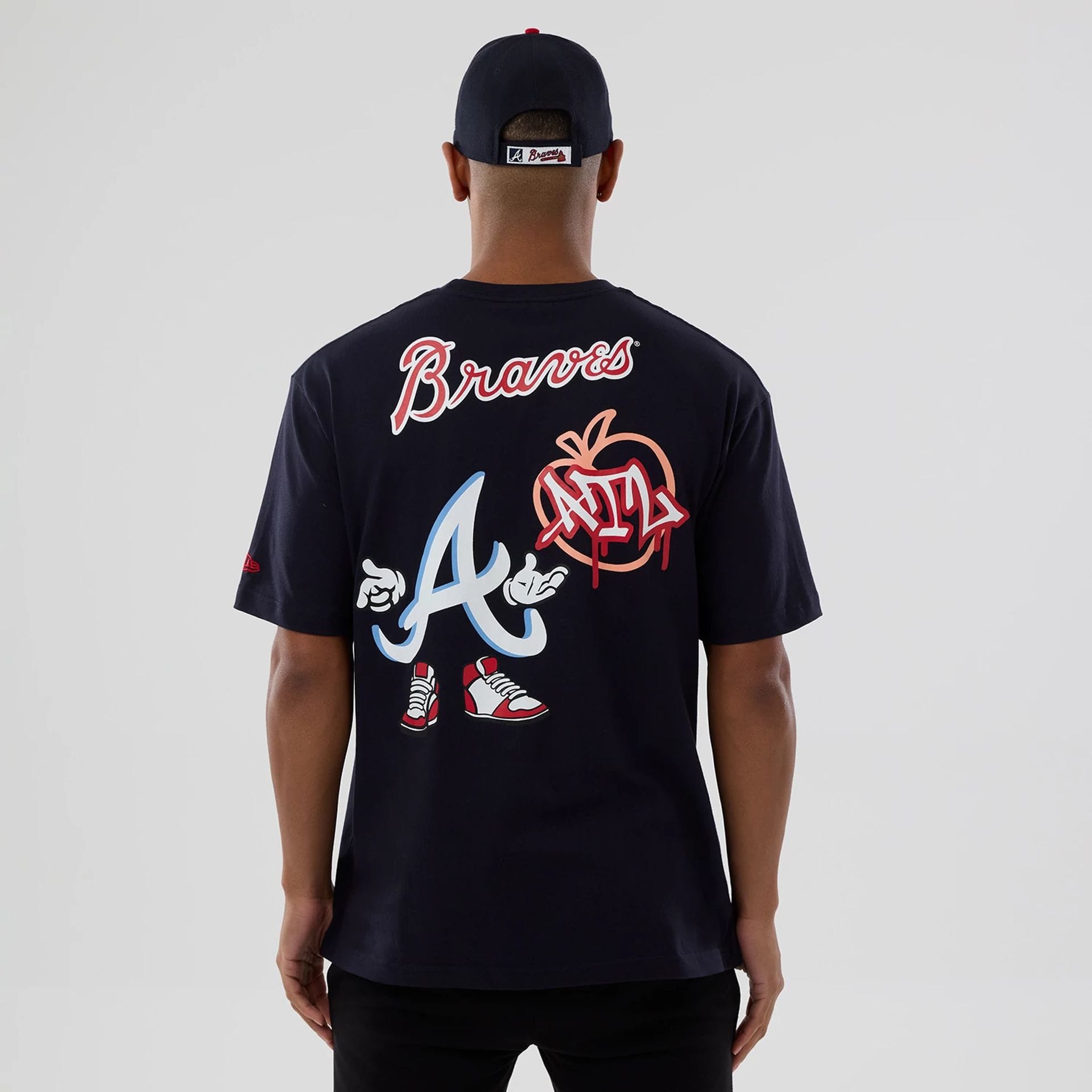 MLB Graphic Atlanta Braves Navy T-Shirt | NEC EU