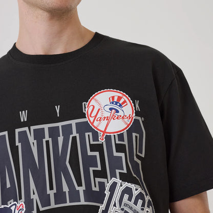 The model is wearing this MLB Sport Classic New York Yankees T-Shirt in black. 3