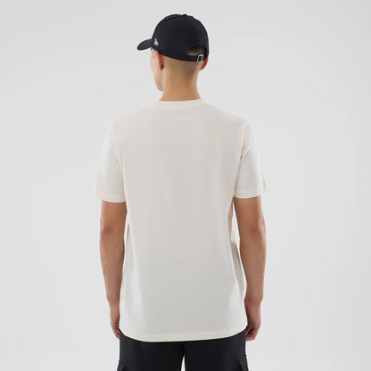 The model is wearing this MLB Spring Training 2026 Cactus League Logo T-Shirt in Cream. 2