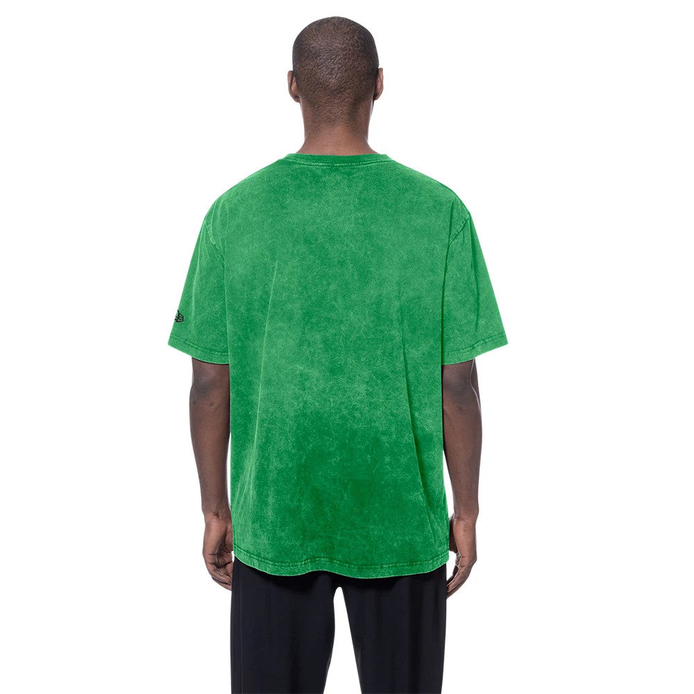 The model is wearing this NBA Boston Celtics T-Shirt in green. 3