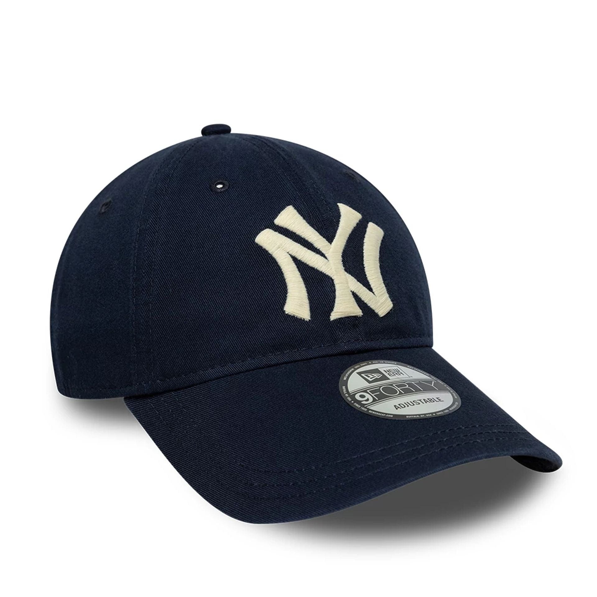 This is a New York Yankees Ralph Lauren x MLB Navy Long Visor 9FORTY Adjustable Cap 4