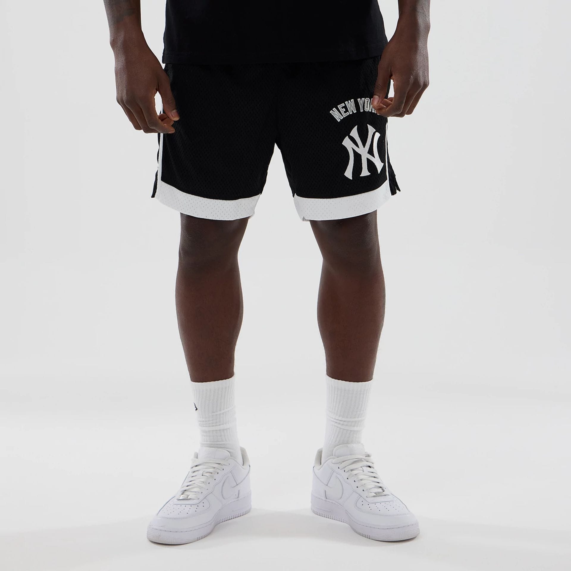 MLB New York Yankees Black Mesh Shorts | NEC EU
