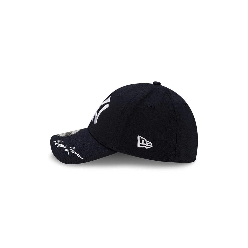 This is a New York Yankees Youth Ralph Lauren x MLB Navy 39THIRTY Stretch Fit Cap 6