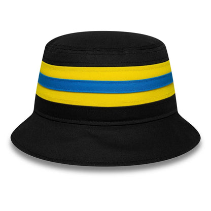 This is a Manchester United FC Stripe Black Bucket Hat 3