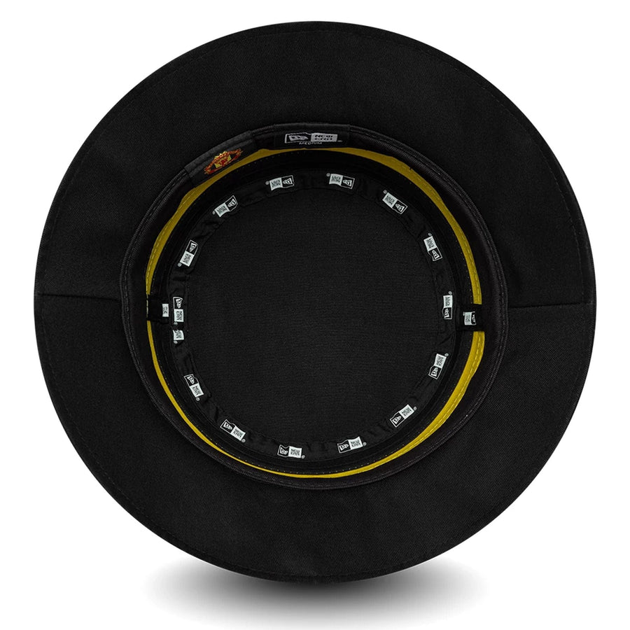 This is a Manchester United FC Stripe Black Bucket Hat 4