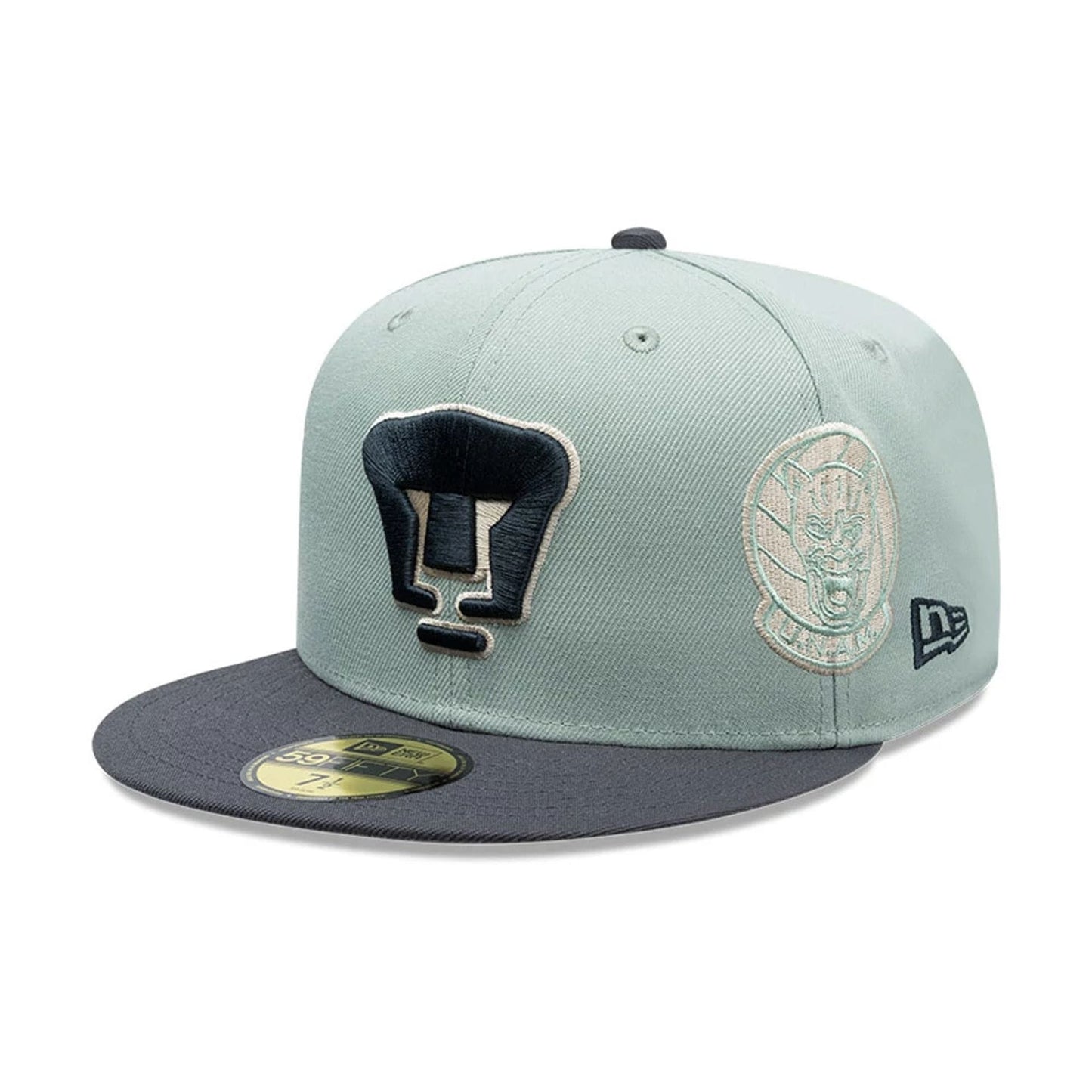 Pictured is this Liga MX Pumas Unam 59FIFTY Fitted cap in pastel green. 1