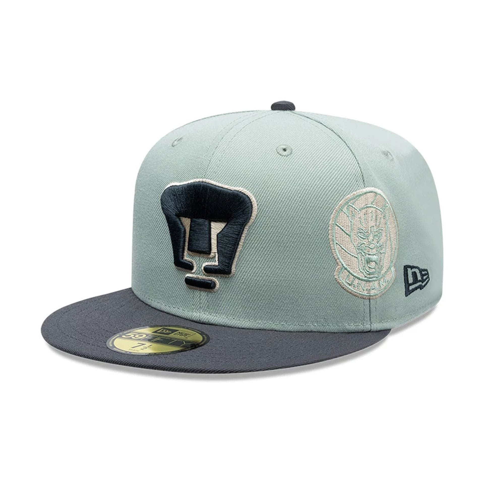 Pictured is this Liga MX Pumas Unam 59FIFTY Fitted cap in pastel green. 1
