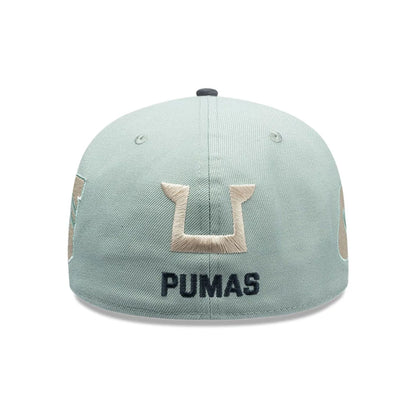 Pictured is this Liga MX Pumas Unam 59FIFTY Fitted cap in pastel green. 5
