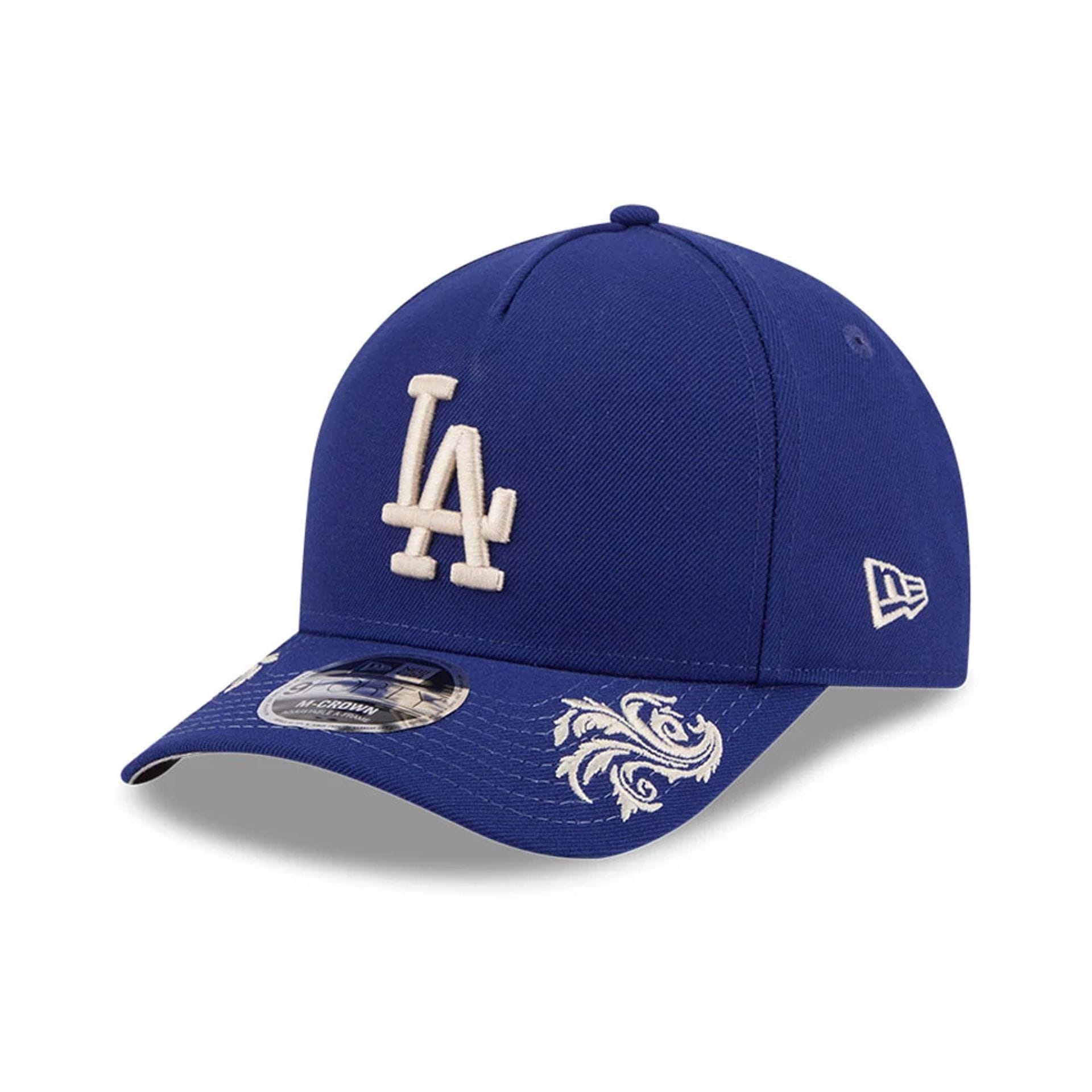 MLB Script LA Dodgers Dark Blue 9FORTY M-Crown A-Frame Cap | NEC EU