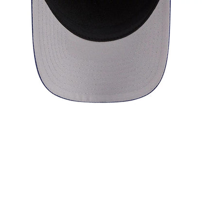 Pictured is this MLB Script LA Dodgers 9FORTY M-Crown A-Frame Adjustable cap in dark blue. 2