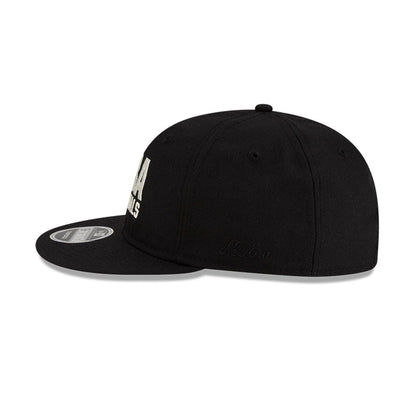 This is a FOG x NBA Logo Black Retro Crown 9FIFTY Adjustable Cap 5